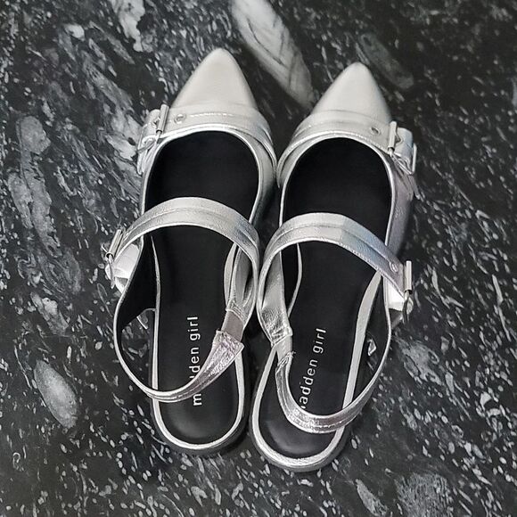 BRAND NEW MADDEN GIRL ELEGANT POINTED TOE SLINGBACK SANDAL G1 - Picture 9 of 15